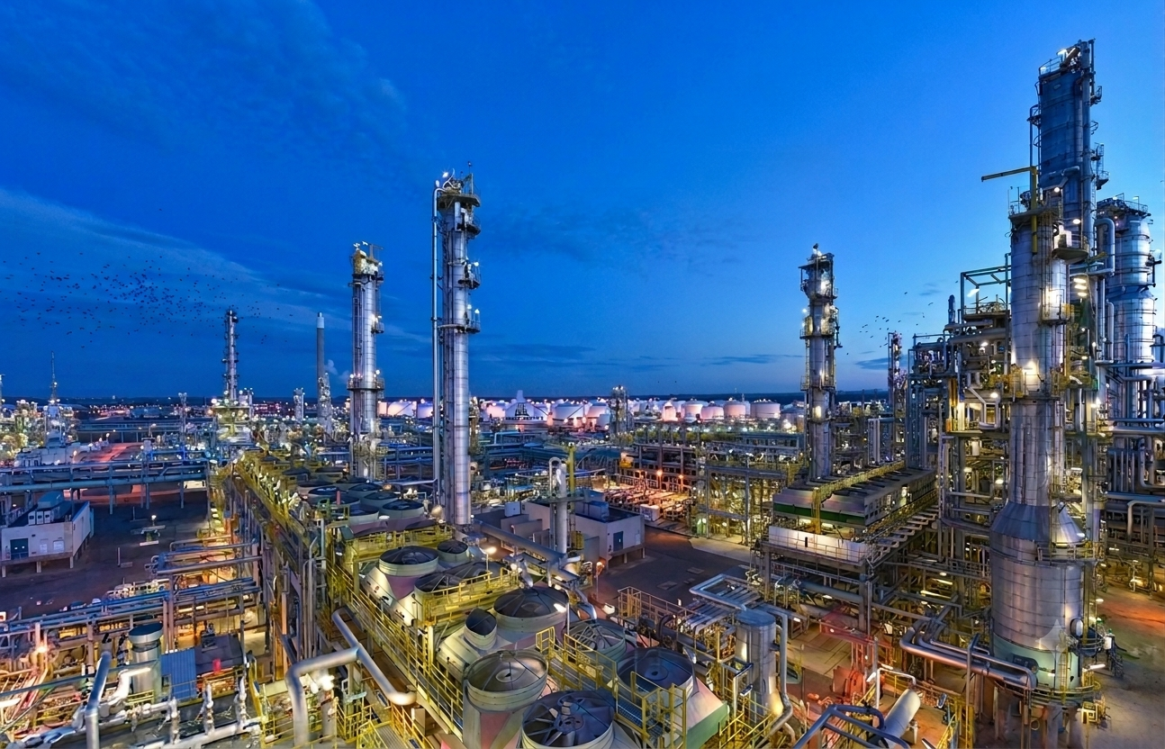 Oil and gas refinery