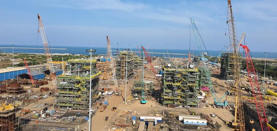 PAU and PAR modular fabrication yard