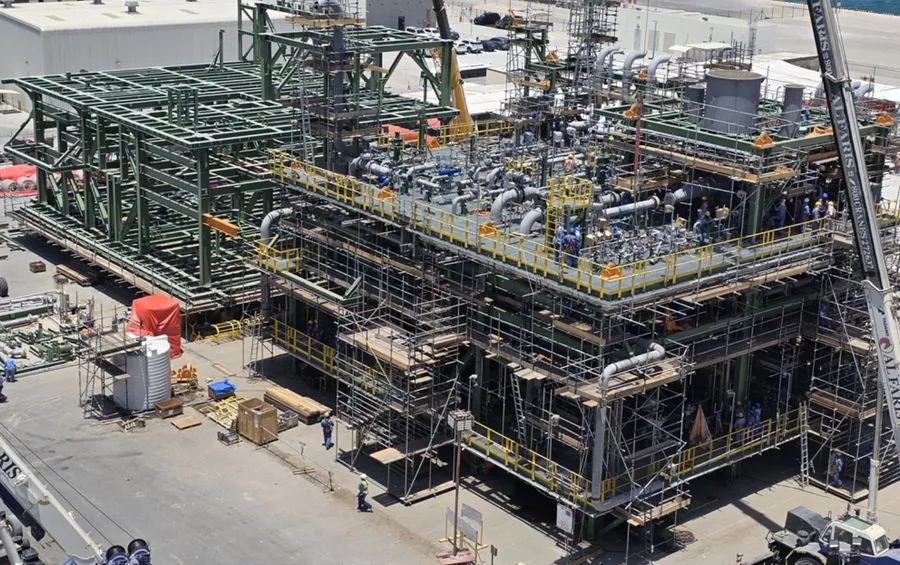 Oil and gas modular plant